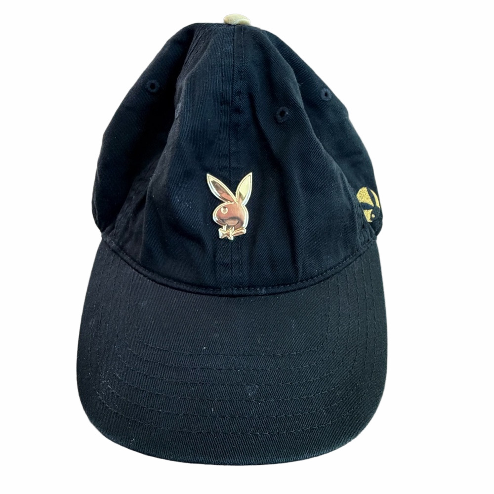 Playboy Bunny Gold and Black Hat